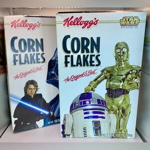 Star Wars Episode III Revenge of the Sith Collectors Cereal Boxes Unopened Vtg.